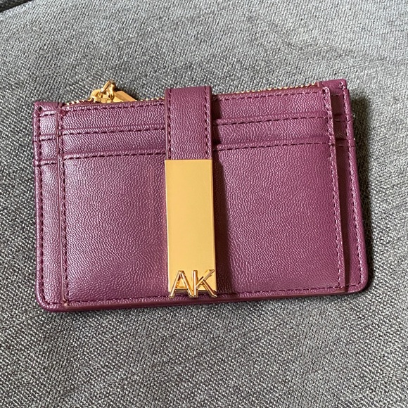 Anne Klein Plum Card Holder with Gold Accent.  NWOT - Picture 1 of 5
